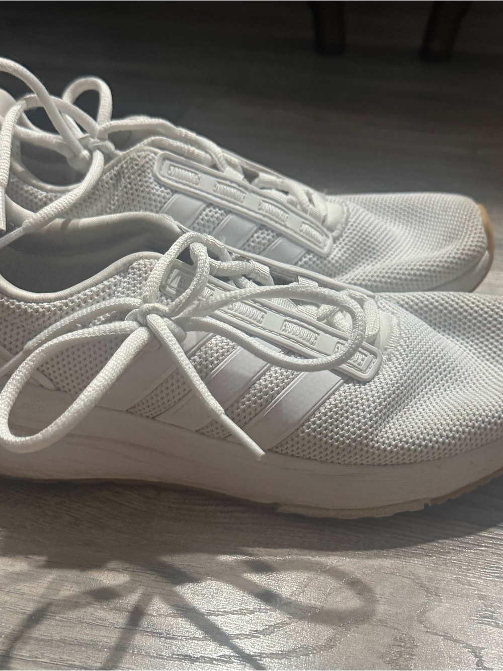 adidas White Women's Athletic Mesh Sneakers